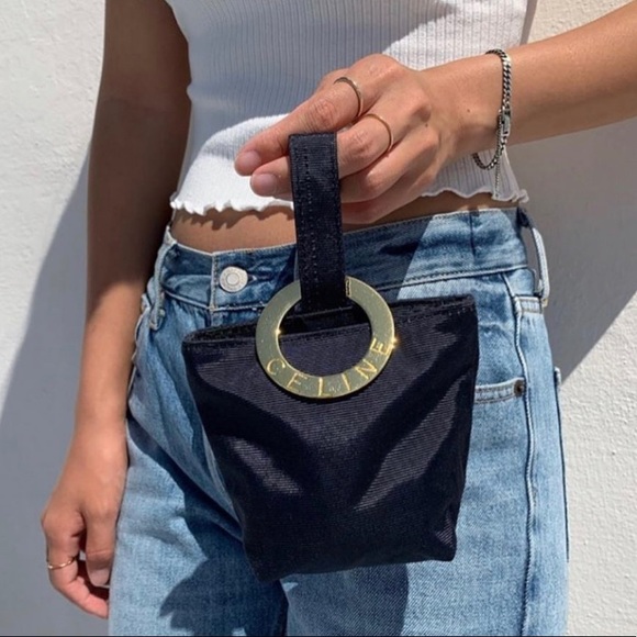 Authentic vintage Celine logo mini pouch - Picture 8 of 11